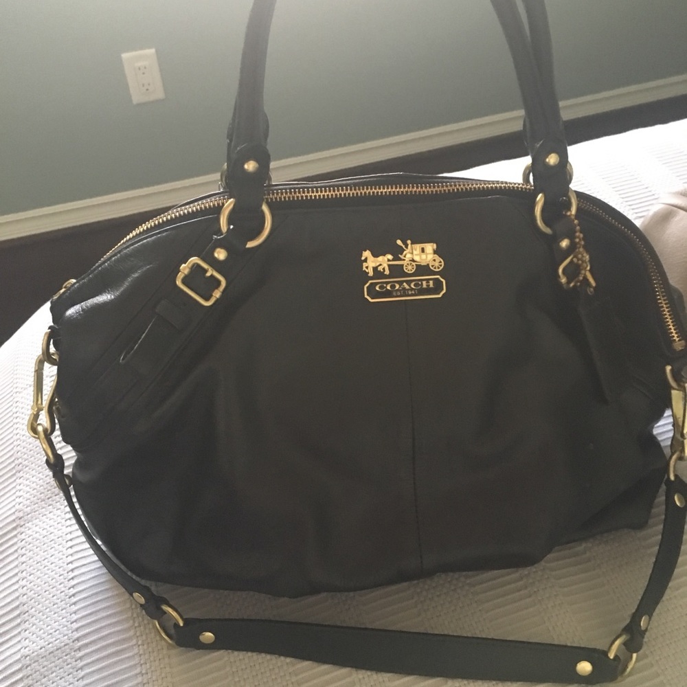 Black Coach Shoulder Bag